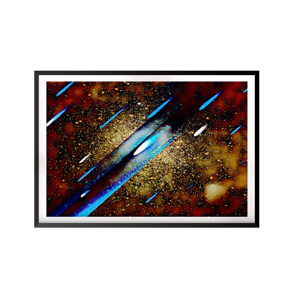 Shooting Stars UNFRAMED Print Space Wall Art