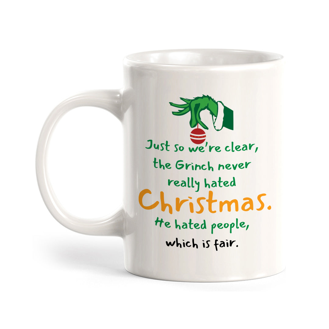 Christmas Mug, the Grinch, Coffee Mug,perfect Gift for Christmas 