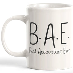 B.A.E. Best Accountant Ever Coffee Mug