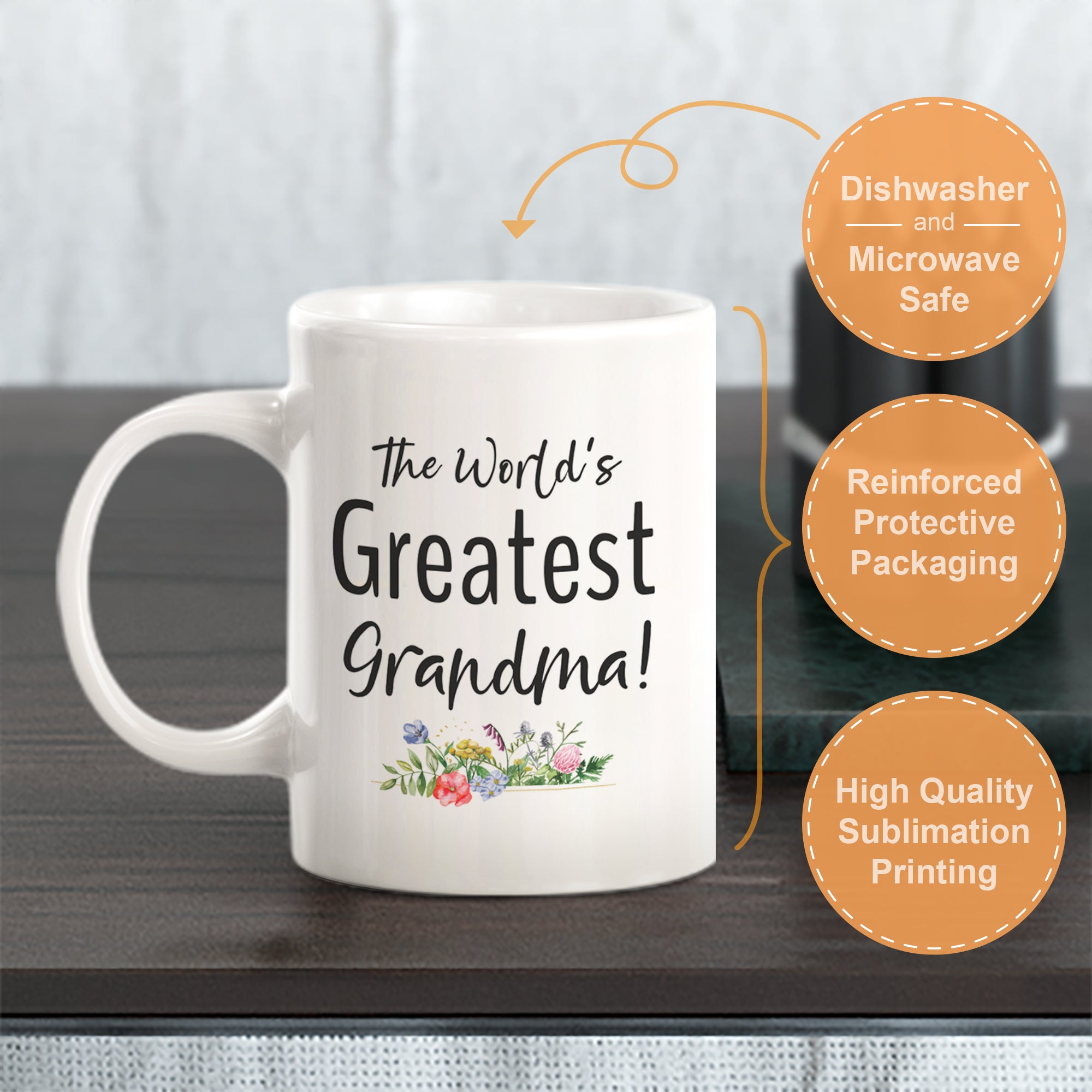 The World's Greatest Grandma Coffee Mug